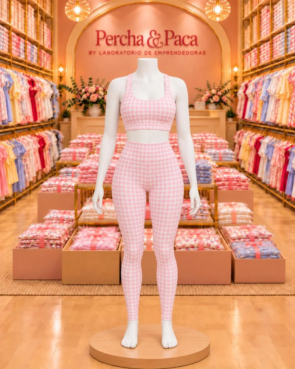 Vitrina de Ropa deportiva