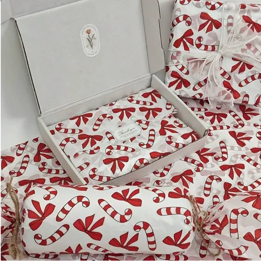 Papel para envolver tus productos y para el interior de tus cajas, modelo 2
