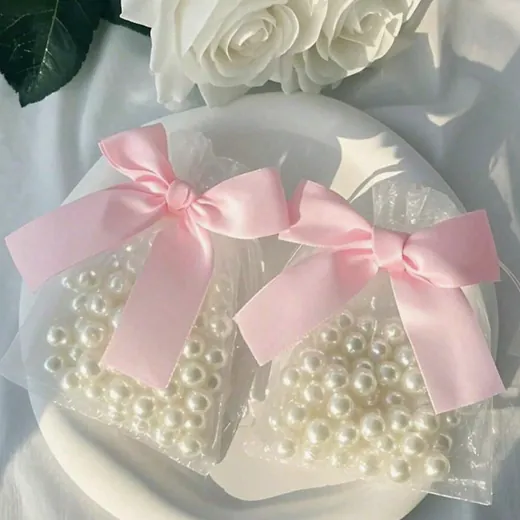 Bolsitas de organza con lazo