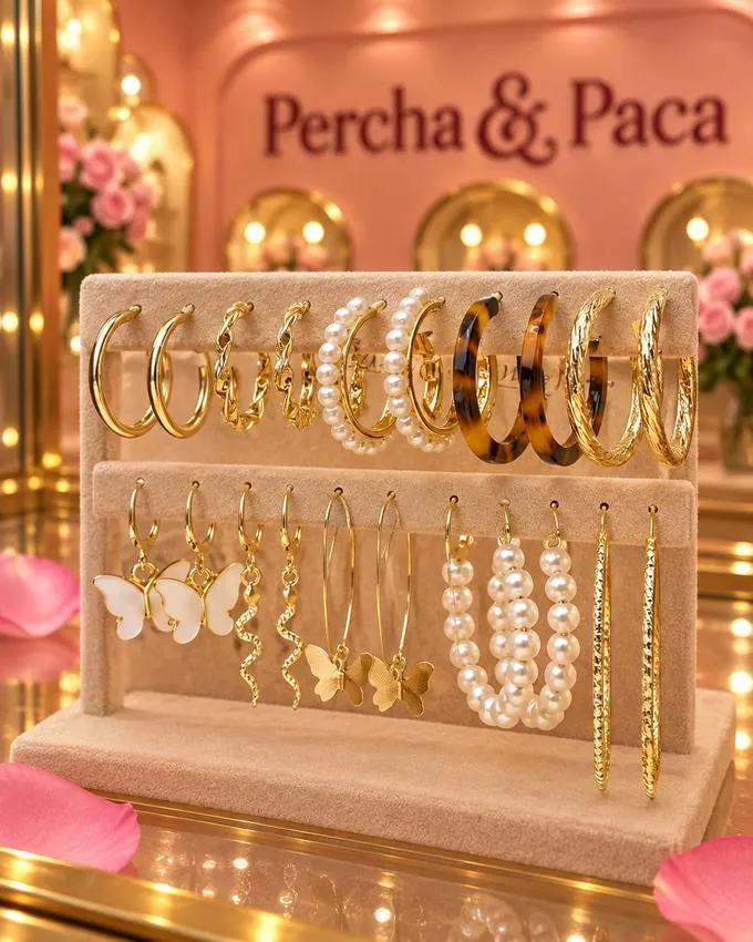 Vitrina de Accesorios en Percha & Paca