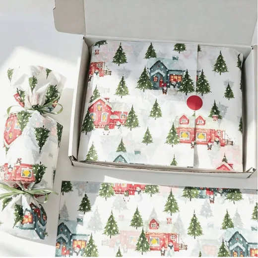 Papel para envolver tus productos y para el interior de tus cajas, modelo 3