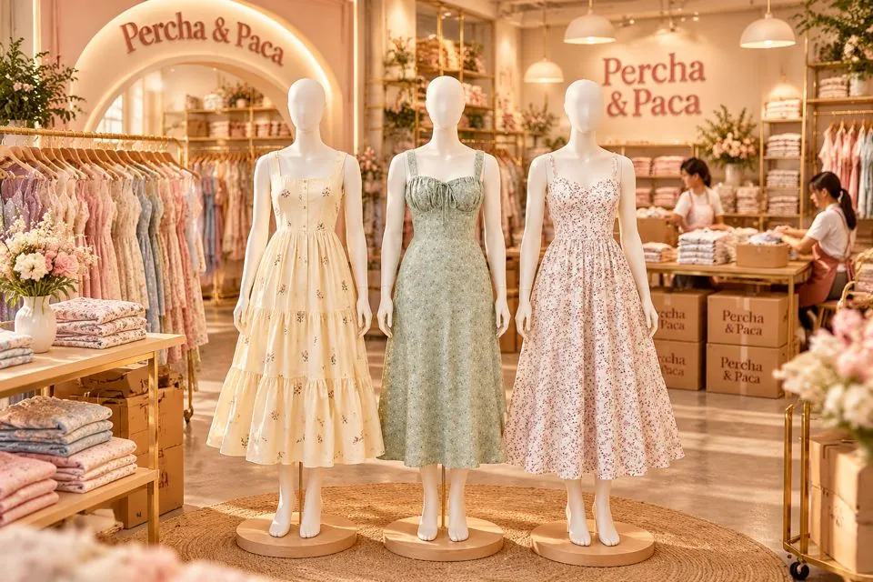 Vitrina de Vestidos coreanos