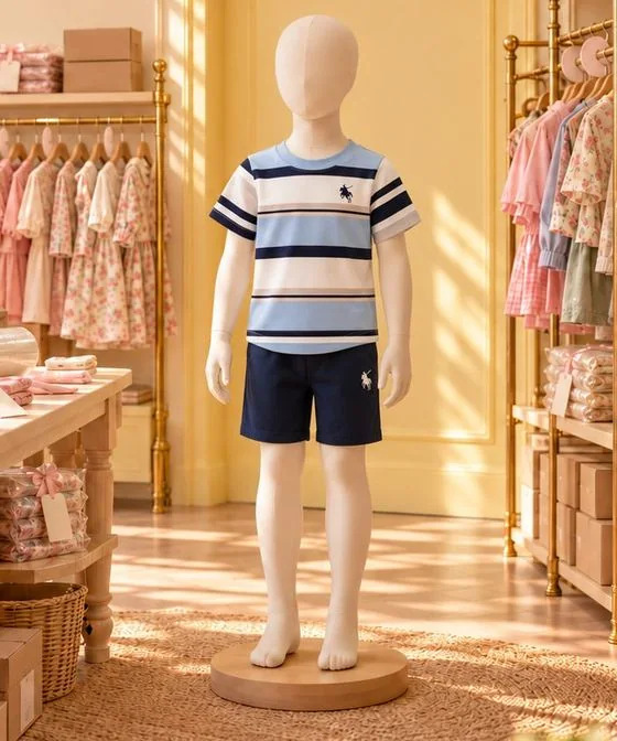 Conjunto de rayas marinas en la vitrina de Percha & Paca