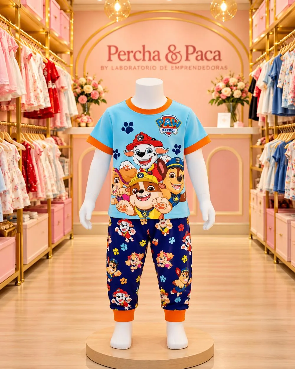 Vitrina de Pijamas infantiles