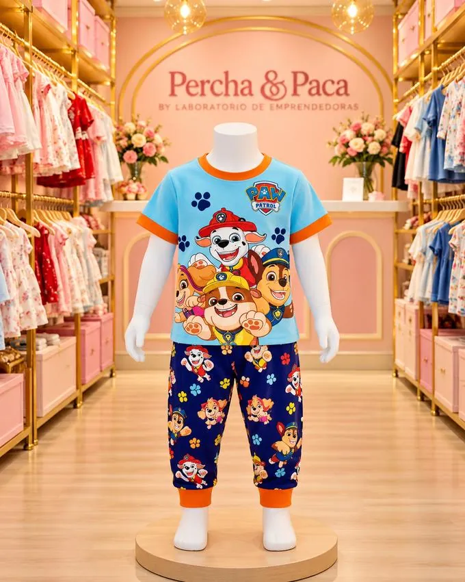 Paw Patrol con pantalón en la vitrina de Percha & Paca